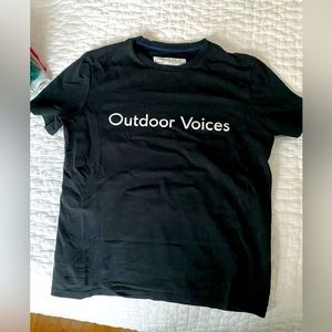 Heavy, but soft slightly cropped OV tee